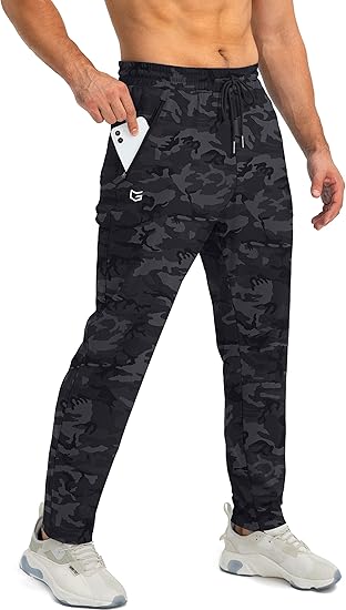 Comfortable Men's Joggers - Noah-Grey Camouflage-S-State of Style