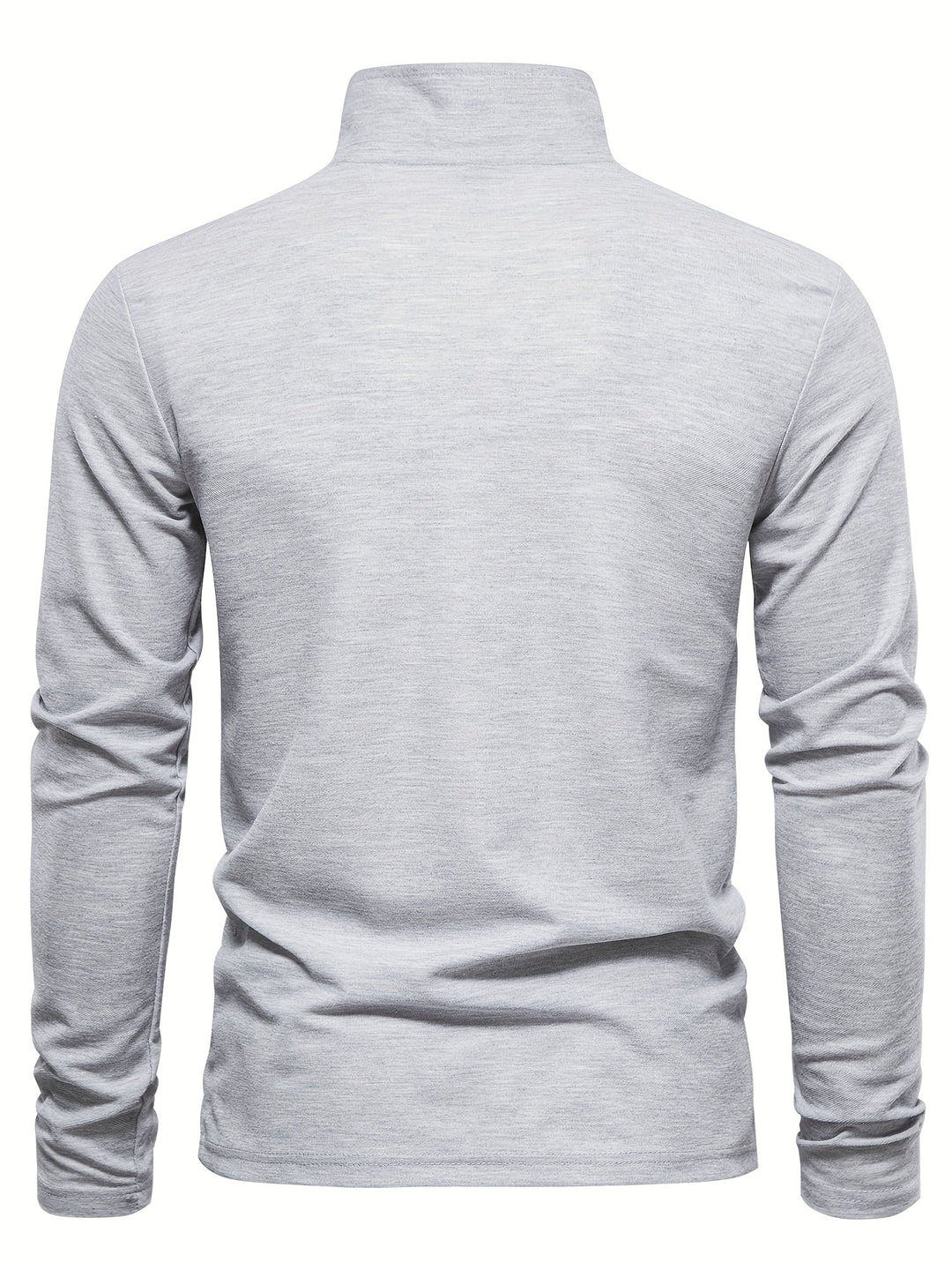Comfortable Men's Polo with Long Sleeves-Marine blue-S-State of Style