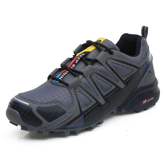 Comfortable Men's Shoe for Hiking and Trekking - RoverTrail-Grey-black-6-State of Style