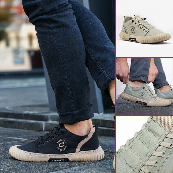 Comfortable Men's Sneaker – Daan-Black-6-State of Style