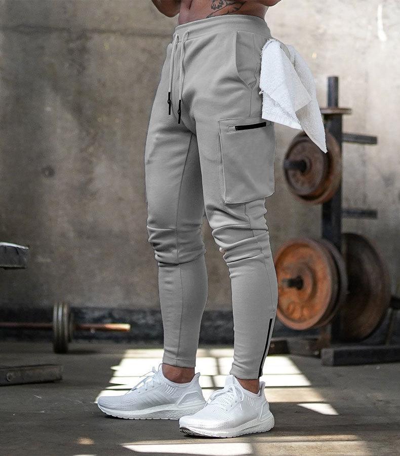 Comfortable Men's Sports Trousers - Max-Grey-S-State of Style