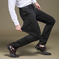 Comfortable Men's Stretch Trousers - Oliver-Black-29-State of Style