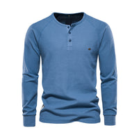 Comfortable Men's Sweater - Arvid-Blue-S-State of Style