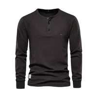Comfortable Men's Sweater - Arvid-Dark grey-S-State of Style