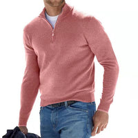 Comfortable Men's Sweater - Bradley-Pink-M-State of Style