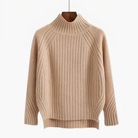 Comfortable Men's Sweater with Round Neck - Ruben-Beige-S-State of Style