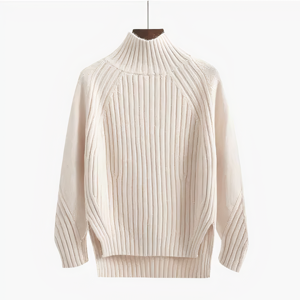 Comfortable Men's Sweater with Round Neck - Ruben-White-S-State of Style