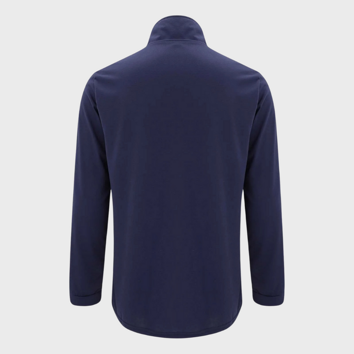 Comfortable Men's Sweater with Zip and Low Collar - Sven-Black-S-State of Style