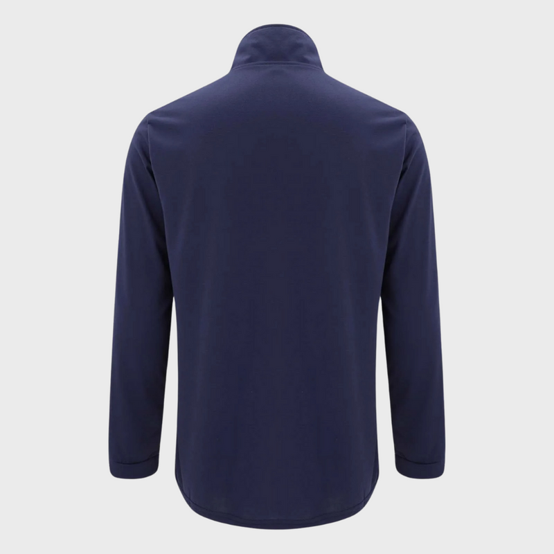 Comfortable Men's Sweater with Zip and Low Collar - Sven-Black-S-State of Style