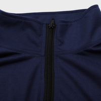 Comfortable Men's Sweater with Zip and Low Collar - Sven-Black-S-State of Style