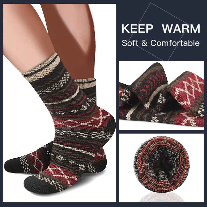 Comfortable Men’s Thermal Socks (5 Pairs) - Kevin-Multicoloured 1-State of Style