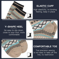 Comfortable Men’s Thermal Socks (5 Pairs) - Kevin-Multicoloured 1-State of Style