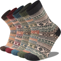 Comfortable Men's Thermal Socks (5 Pairs) - Kevin-Multicoloured 2-State of Style