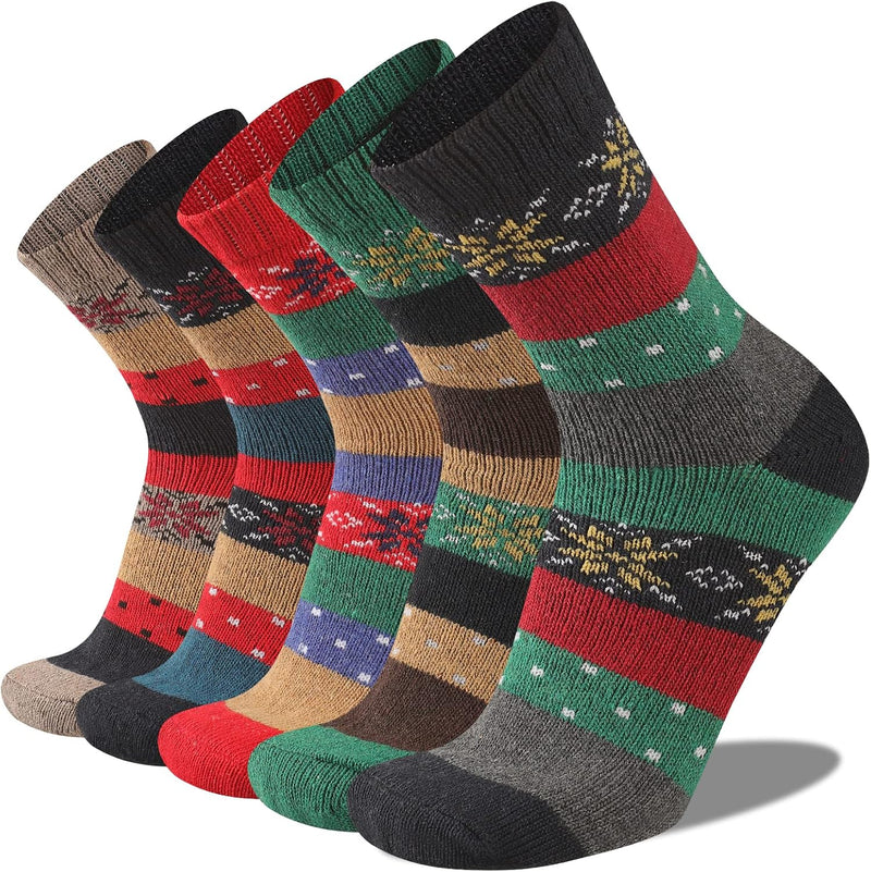 Comfortable Men’s Thermal Socks (5 Pairs) - Kevin-Multicoloured 4-State of Style