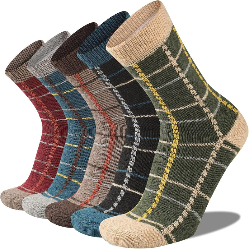 Comfortable Men's Thermal Socks (5 Pairs) - Kevin-Multicoloured 6-State of Style