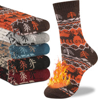 Comfortable Men’s Thermal Socks (5 Pairs) - Kevin-Multicoloured 7-State of Style