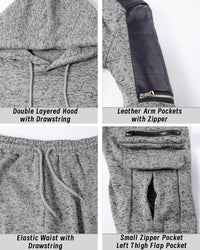 Comfortable Men's Tracksuit with Hoodie - Jason-Beige-S-State of Style