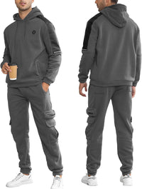 Comfortable Men's Tracksuit with Hoodie - Jason-Beige-S-State of Style