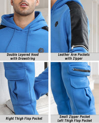 Comfortable Men's Tracksuit with Hoodie - Jason-Beige-S-State of Style