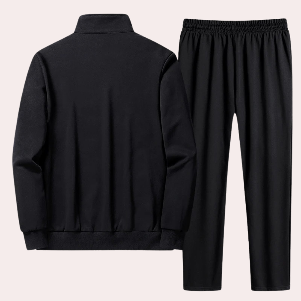 Comfortable Men's Tracksuit - Zenith-Grey-M-State of Style