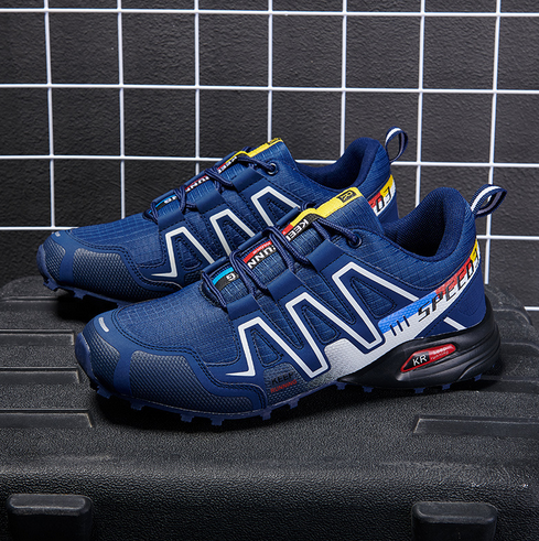 Comfortable Men's Walking Shoes - Maxim-Dark blue-6.5-State of Style
