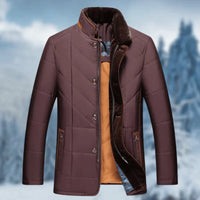 Comfortable Men's Winter Coat - Victor-Red-S-State of Style