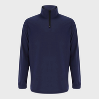 Comfortable Men's Zip Sweater with Low Collar - Sven-Black-S-State of Style
