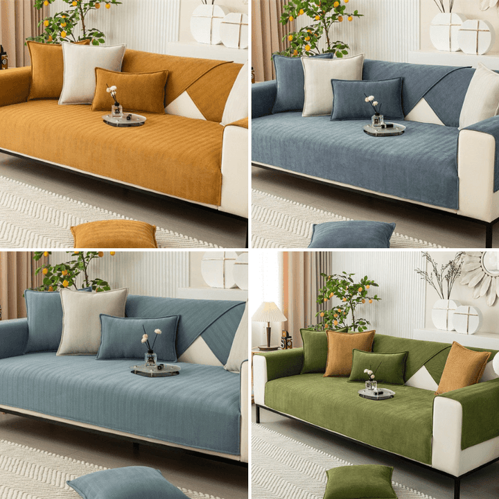 Comfortable Non-Slip Cover for Your Sofa - SnugMat-Orange-70 x 120 cm-State of Style