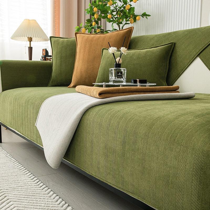 Comfortable Non-Slip Cover for Your Sofa - SnugMat-Orange-70 x 120 cm-State of Style