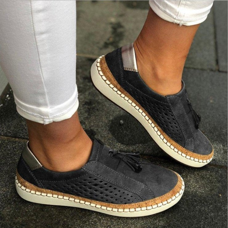 Comfortable Orthopaedic Ladies Summer Shoes - Livia-Black-4.5-State of Style