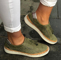 Comfortable Orthopaedic Ladies Summer Shoes - Livia-Green-4.5-State of Style