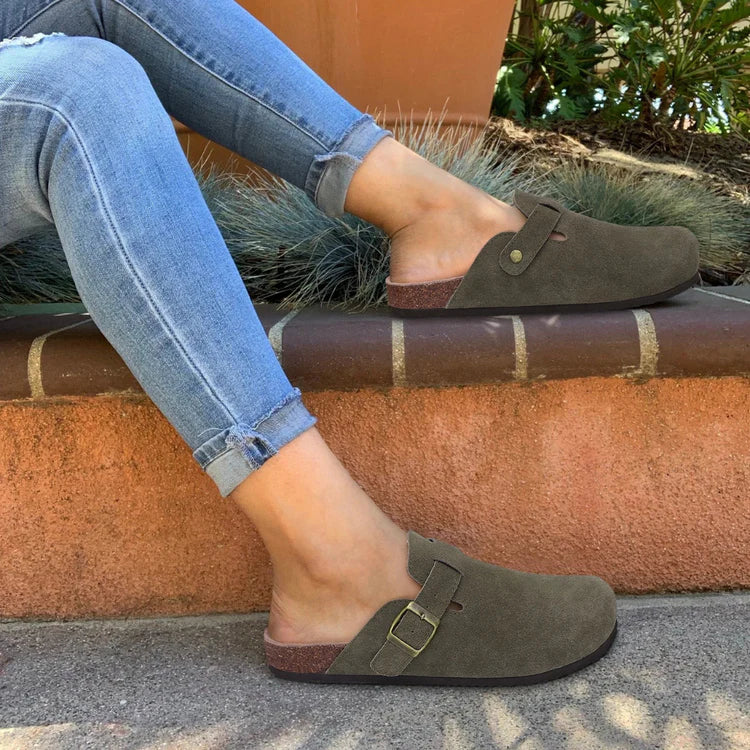 Comfortable Orthopaedic Slippers | Support and Style for All Day-Cream-3.5-State of Style
