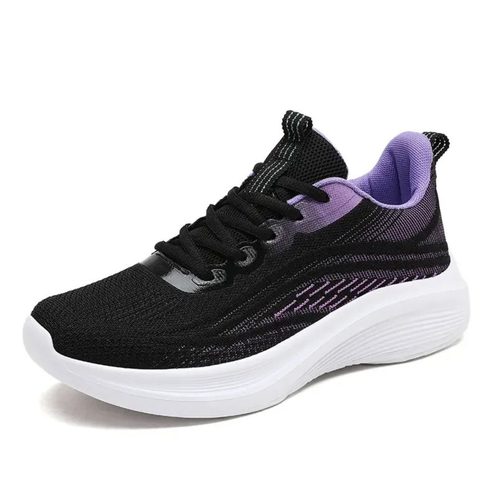 Comfortable Orthopaedic Sneakers - AeroStride-2.5-White-Grey-State of Style