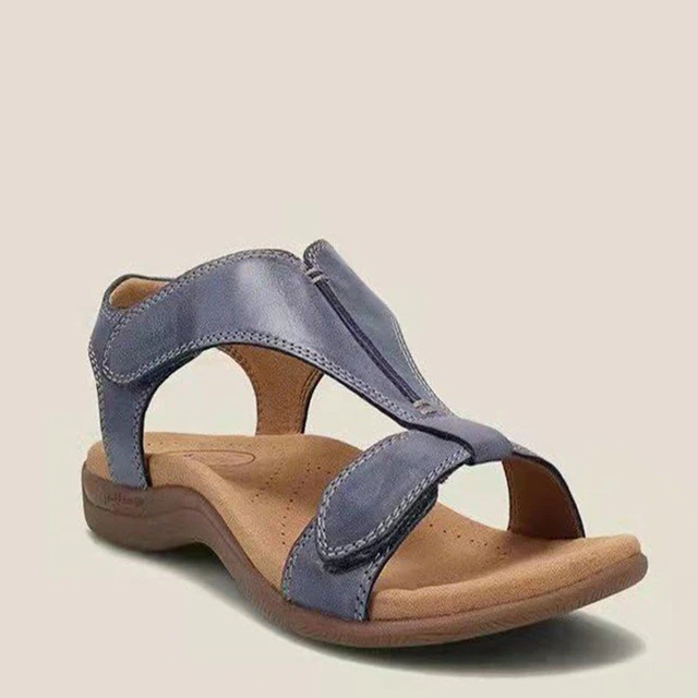 Comfortable & Orthopaedically Shaped Women's Sandals with Support – Amira-Blue-3.5-State of Style