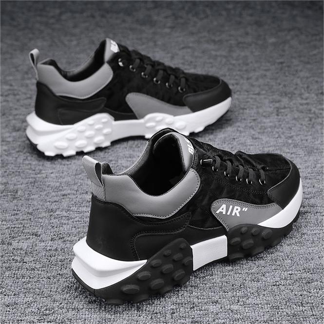 Comfortable Orthopedic Men's Sneakers - Valor-Black-5-State of Style