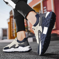Comfortable Orthopedic Men's Sneakers - Valor-Black-5-State of Style