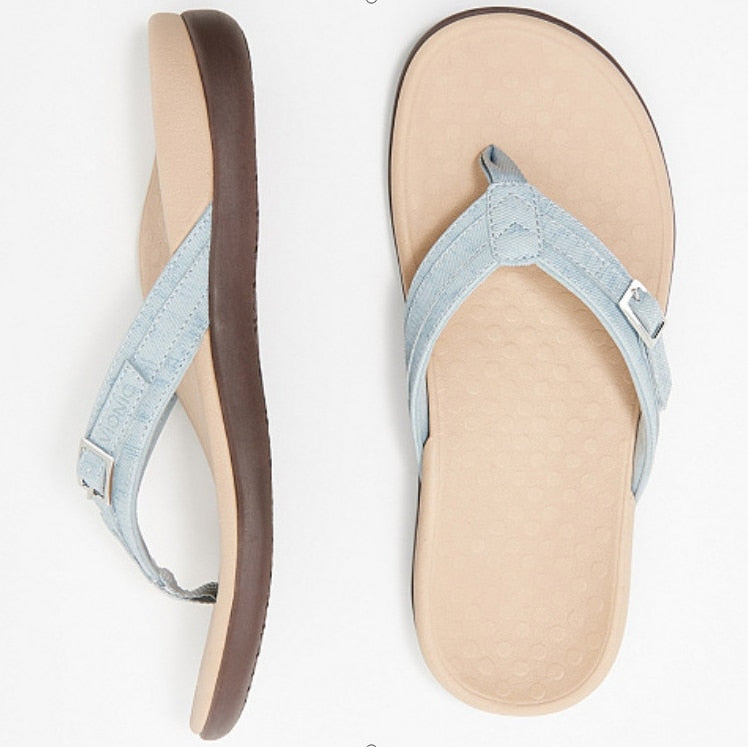 Comfortable orthopedic toe sandals for women - OrthoSummer-Light blue-3-State of Style
