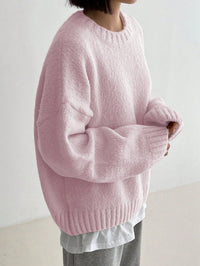 Comfortable Pink Women's Sweater - Livia-S-State of Style