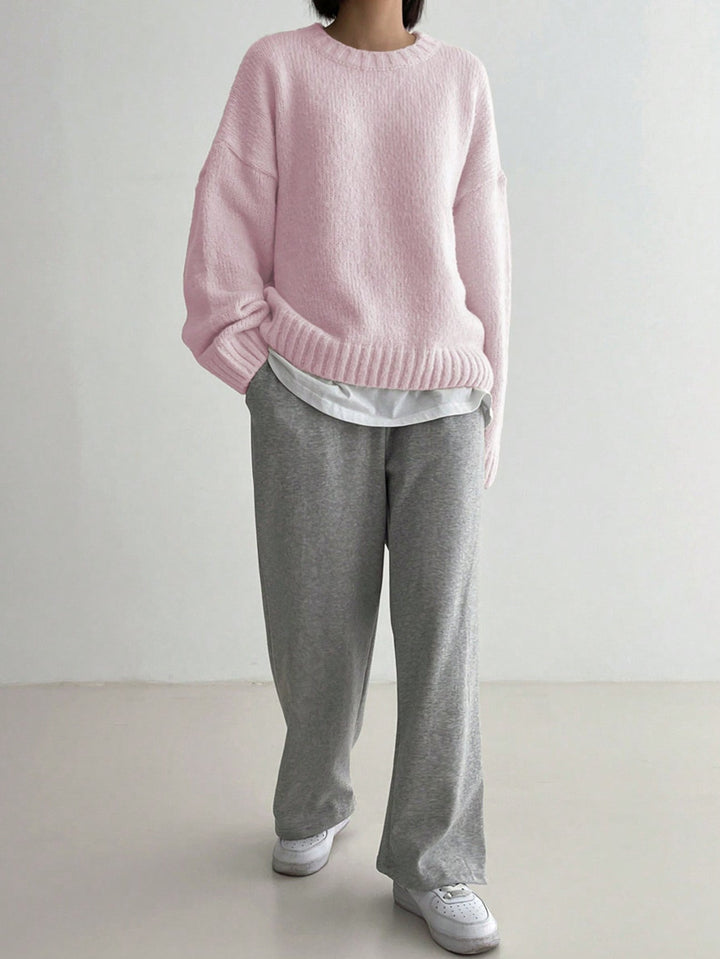 Comfortable Pink Women's Sweater - Livia-S-State of Style