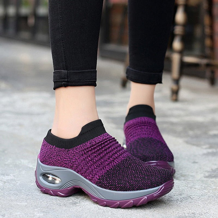 Comfortable Shoes with Orthopedic Sole – Supportive & Breathable-Black-4.5-State of Style