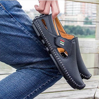 Comfortable Slip-On Casual Shoes for Men – Lightweight & Breathable – Matteo-Black-5-State of Style