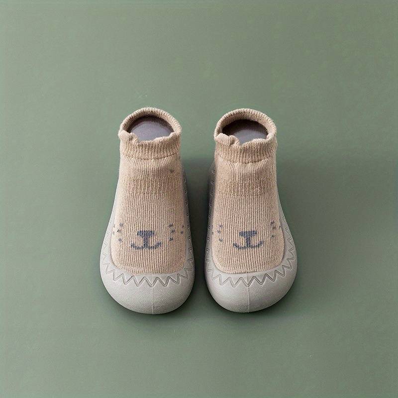 Comfortable Slip-On Children's Socks Shoes - HappySteps-Light brown-3-State of Style