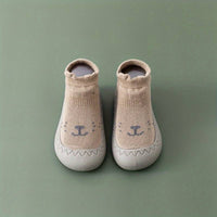 Comfortable Slip-On Children's Socks Shoes - HappySteps-Light brown-3-State of Style