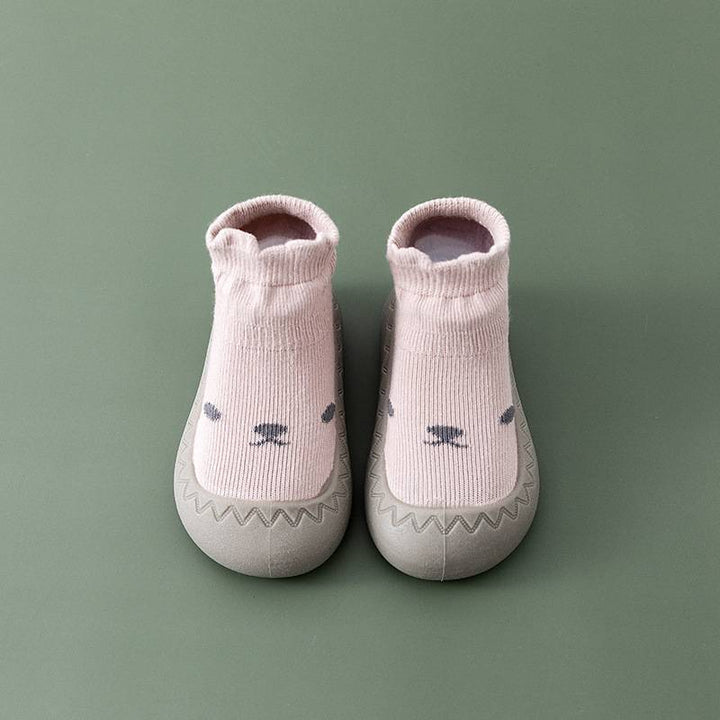 Comfortable Slip-On Children's Socks Shoes - HappySteps-Pink-3-State of Style