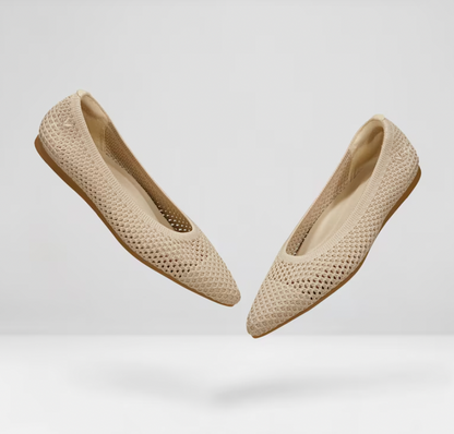 Comfortable Spring/Summer Ballerinas – Mila-Beige-4.5-State of Style