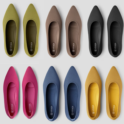 Comfortable Spring/Summer Ballerinas – Mila-Black-4.5-State of Style