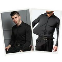 Comfortable Stretch Shirt - Lucas-White-S-State of Style