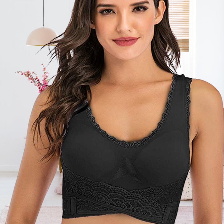 Comfortable & Supportive Bra – Grace-Black-S-State of Style