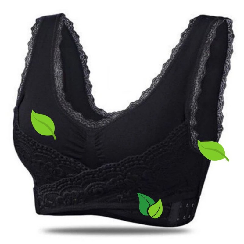 Comfortable & Supportive Bra – Grace-Black-S-State of Style