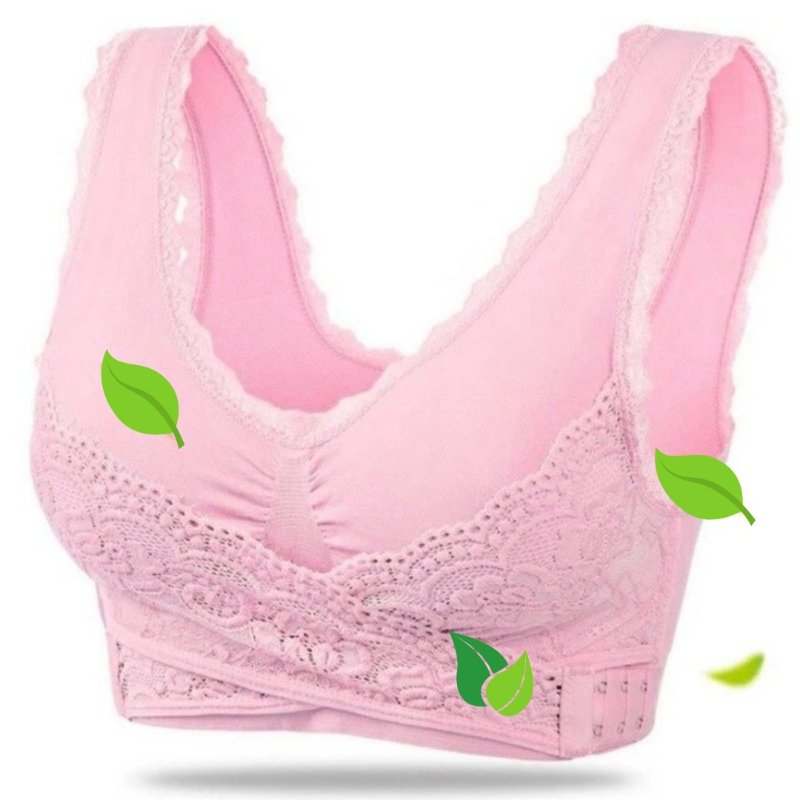 Comfortable & Supportive Bra – Grace-Light Pink-S-State of Style